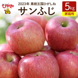 ふるさと納税 山形・東根産 サンふじ約5kg　晴天畑提供 山形県東根市