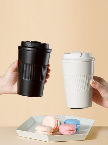 不銹鋼咖啡杯子保溫家用歐式小精致奢華便攜高顏值隨手行外帶美式