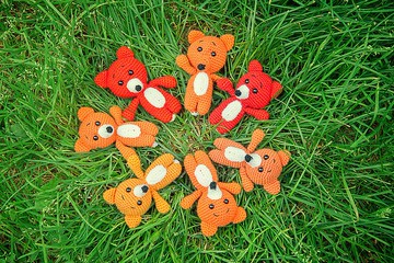 鉤針狐狸，鉤針狐狸毛絨玩具，狐狸玩具，針織狐狸，可愛毛絨狐狸