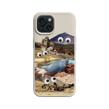 iPhone 15 SolidX 貝殼灰 - LOOK！多看我一眼 LOOK! Nature Seeks Attention - 人在做 加納利群島在看