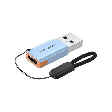 Type C公 - C公 【南紡購物中心】 VENTION 威迅 CUA 系列 USB 3.1 A公 對 C母 轉接頭 鋁合金款