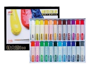 SKB 文明 GC-160 環保不透明水彩 (24色組)【APP滿額下單10%點數(單一帳號最高5000點)】1/31止