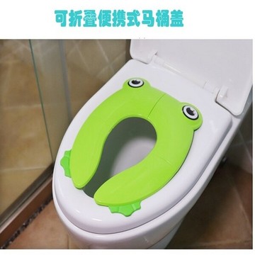 可攜式 可折疊 兒童馬桶墊 可攜式馬桶圈 小青蛙學習便器 RA01071 好娃娃