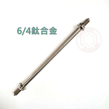 【SOMOTO 2026嚴選】 台灣製造 鈦合金前輪心 M12X280MM 專為勁戰/DRG設計 附螺帽 限量發售