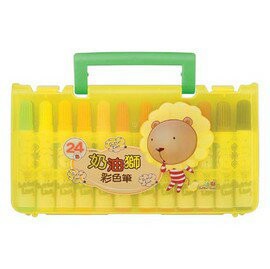 奶油獅 彩色筆 24色 BLM-24/A (外盒顏色隨機出貨) /盒【APP滿額下單10%點數(單一帳號最高1500點)】8/31止