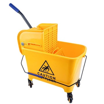 清潔榨水車面手洗拖把擠水桶酒店家用保潔拖布桶壓水器拖把柞水機[DD150210]