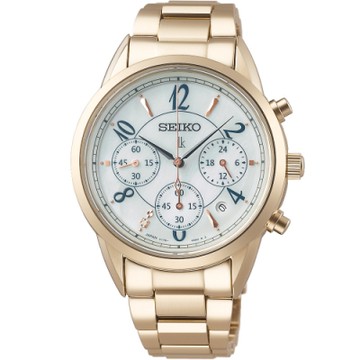 SEIKO 精工 LUKIA 柔美時尚太陽能腕錶(V175-0EX0U)SSC794J1__SK043