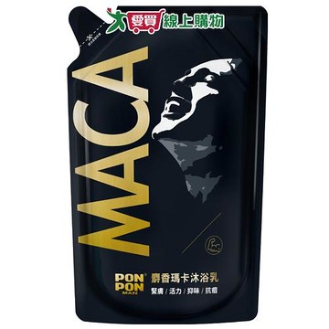 澎澎MAN麝香瑪卡沐浴乳補充包700ml【愛買】