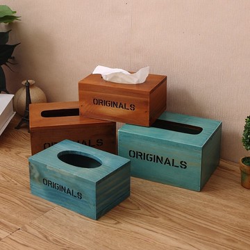實木可印logo酒吧抽紙盒餐廳飯店餐巾紙盒燒烤店廣告定制紙巾盒