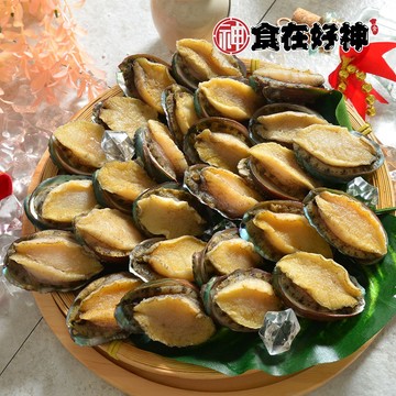 【食在好神】帶殼鮑魚(10顆裝) 共5包(19g±10%/顆)