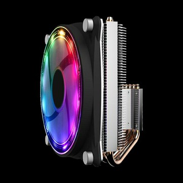 GameMax游戲帝國Gamma300-Rainbow全平台ARGB炫彩CPU散熱器 99購物節