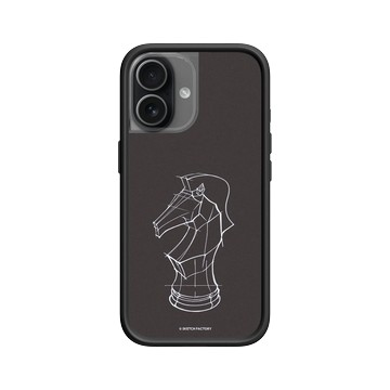 iPhone 17 Mod NX -邊框背蓋組合 (相機按鈕) 黑 - Sketch Factory - 西洋棋