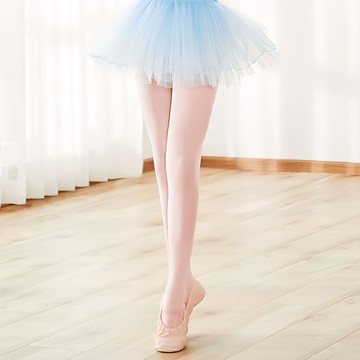 Amiss 機能感 無褲型彈性芭蕾舞襪 2件  M  粉橘色