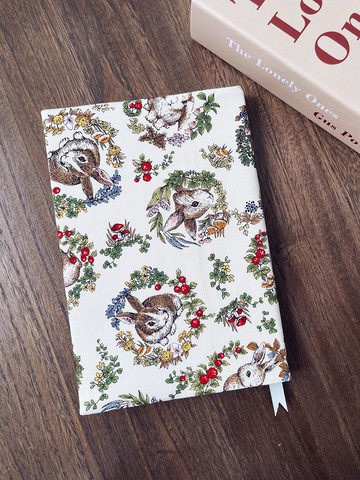 布書衣 兔子 森林系 動物 新版本附書簽帶