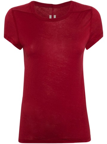 Rick Owens - Level crew-neck T-shirt - women - Cotton - 44 - Red