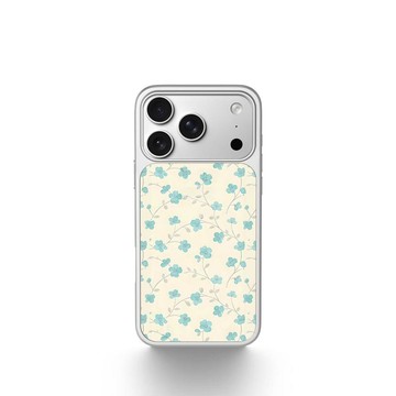 滿屏花朵適用蘋果17pro手機殼 iPhone16promax新款韓系15簡約14少
