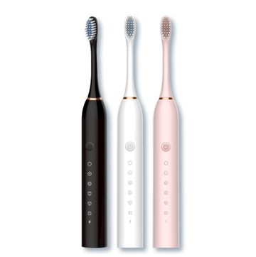 【美家家電】美家家電 IP系列電動牙刷 牙刷 超聲波六檔電動牙刷 (三色任選) + 贈刷頭x4