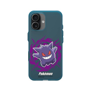 iPhone 17 Clear (相機按鈕) 夜幕藍 - 寶可夢 Pokemon - 戰鬥系列-耿鬼
