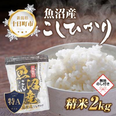 ふるさと納税 十日町市 魚沼産 コシヒカリ 2kg  美味しい炊き方ガイド付き