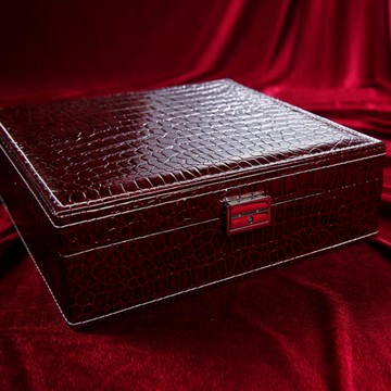 首飾盒高級精致皮質盒手鐲戒指飾品大容量高檔輕奢首飾收納盒 99購物節