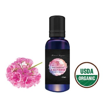 【simple beauty 健康美人】有機玫瑰天竺葵精油15ml(保濕、補水、亮白、緊緻滋潤、抗老、放鬆身心)