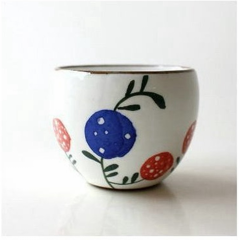 湯呑み 湯飲み 湯のみ茶碗 おしゃれ 有田焼 粉引丸煎茶 花の実 通販 Lineポイント最大get Lineショッピング