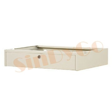 【鑫蘭家具】中抽抽屜 905色 鐵製 有鎖 W54*D40*H11cm 辦公桌抽屜 電腦桌抽屜