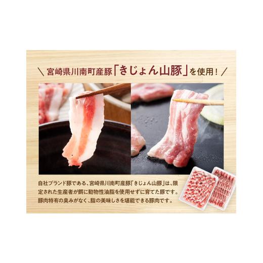 ふるさと納税 宮崎県 川南町 山豚ロースしゃぶ・バラ焼肉セット