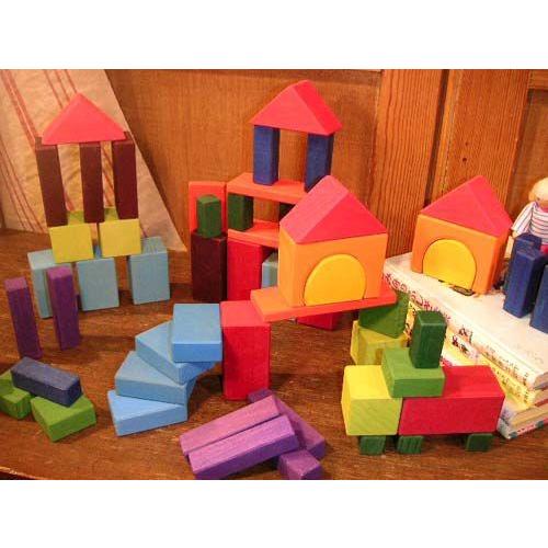 グリムス 幾何学　積み木 Grimm's Spiel & Holz Design グリムス社 カラー・幾何学積み木
