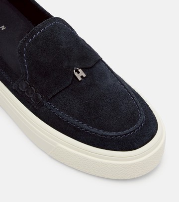 Hogan H705 suede slip-on shoes