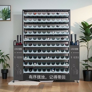 {可刷卡 打統編}商用雨傘架學校大容量門后收納柜酒店大堂存放置物傘架公司定制