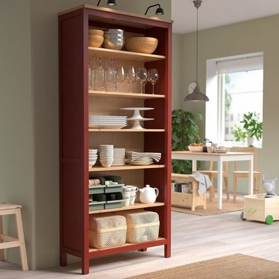 IKEA/イケア/通販】HEMNES ヘムネス 本棚, レッドステイン