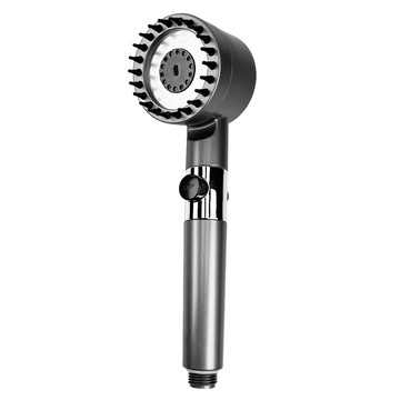 Elephant Waters 沐象 三段式按摩沐浴把手  黑色  1個