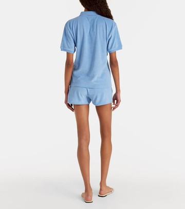 Hunza G Logo cotton terry shorts