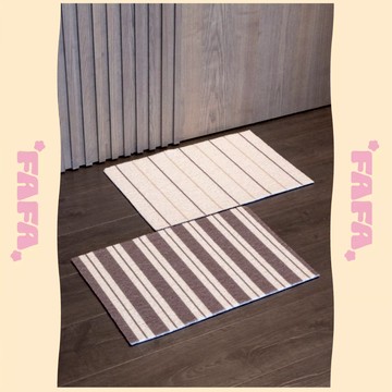 隔日到貨｜A RAYURES 絲圈條紋地墊 吸水止滑 浴室腳踏墊 防塵耐磨清潔地毯｜MYUMYU 沐慕家居 台灣