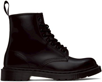 Dr. Martens 黑色 1460 Mono 踝靴