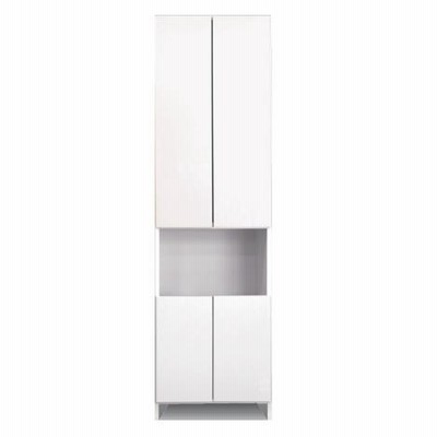 国産品　ランドリータイプ　ラクーン　A（W）ハンガーバー付　上扉：プッシュ開閉　体重計収納スペース　別売ランドリーバスケット有り　送料無料（玄関前配送）
