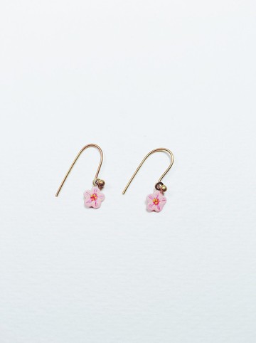 手繪耳環 - 櫻花