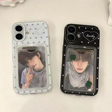 🔥臺灣出貨 白色星星翅膀適用蘋果16Pro手機殼iPhone14pro全包15卡套13防摔12