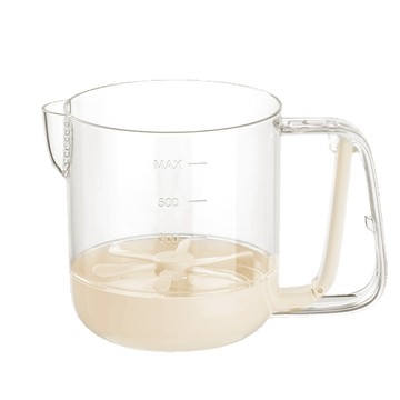 Sily 多功能半自動按壓攪蛋杯 自帶濾嘴去沫過濾器 攪奶油烘焙打蛋器 攪拌器 計量器 打奶泡器