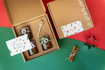 【聖誕節交換禮物】典藏蜂蜜三入禮盒 (免費代筆)