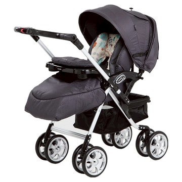 Capella 707系列 有機棉雙向手推車  灰色