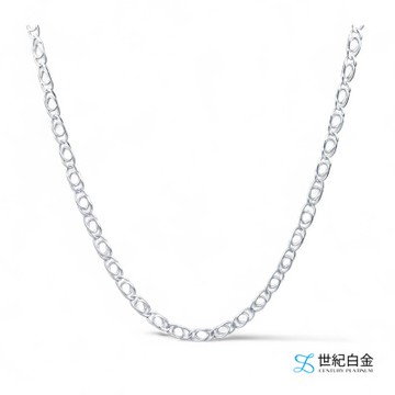 【世紀白金】Pt950鉑金項鍊 鉑金丹鳳扁鍊 男士項鍊