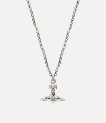 Vivienne Westwood New Petite Orb Pendant Necklace Silver Women