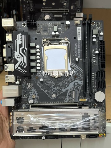 銳龍靜選銘瑄挑戰者B460M主板 支援10代CPU 實拍測試正常 原裝拆機新品【三和電腦配件店】