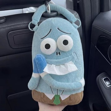 臺灣出貨💥海綿寶寶比奇堡拜託拜託路人魚居民車載臥室客廳宿舍氛圍感紙巾盒