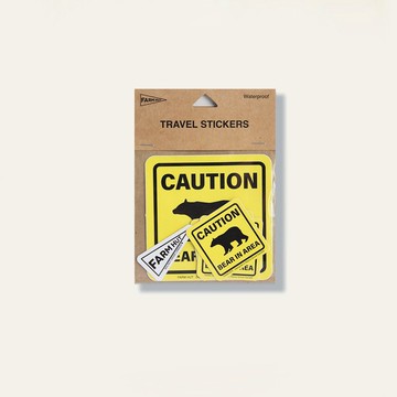 FARM HUT 貼紙包_熊