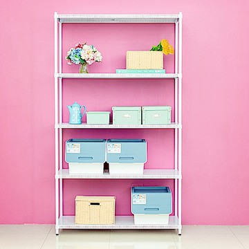 dayneeds 沖孔 120x45x210cm 五層收納架(烤漆白) 層架/置物架/儲藏架