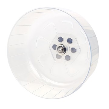 BORA PET 磁吸式倉鼠跑步滾輪 26cm 透明色 寵物運動玩具  1個