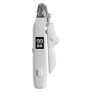 Kyhome 剪磨一體寵物指甲剪/指甲鉗/修甲器/指甲刀/電動磨甲器 LED照明燈照血線  灰色  1個